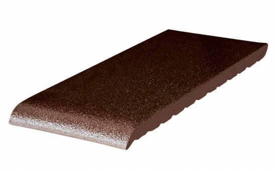 Клинкерный подоконник KING KLINKER коричневый глазурованный (02), 150*120*15 мм